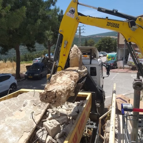 עבודת מנוף, עפר או פינוי פסולת של פלא יהב 5